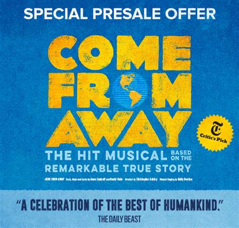 'Come From Away' at the Fabulous Fox Theatre Nov. 3-5