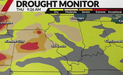 'Drought alert' declared in Missouri, some relief possibly on way for St. Louis