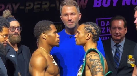 'F*** the Haneys!': Tensions rise at weigh-in as Haney, Prograis prepare for world title fight in SF