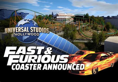 'Fast and Furious'-themed roller coaster coming to Universal Studios Hollywood