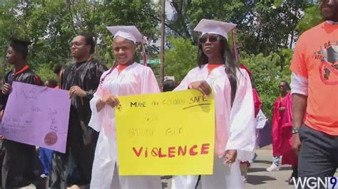 'Graduates over Guns' march for violence prevention ahead of summer break