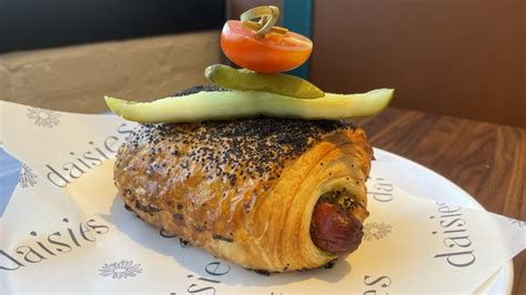 'Having fun with it': Meet the Chicago-style hot dog croissant by Daisies, The Wieners Circle