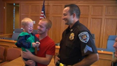 'I do not see myself as a hero': Officer helps save toddler in drive-by shooting