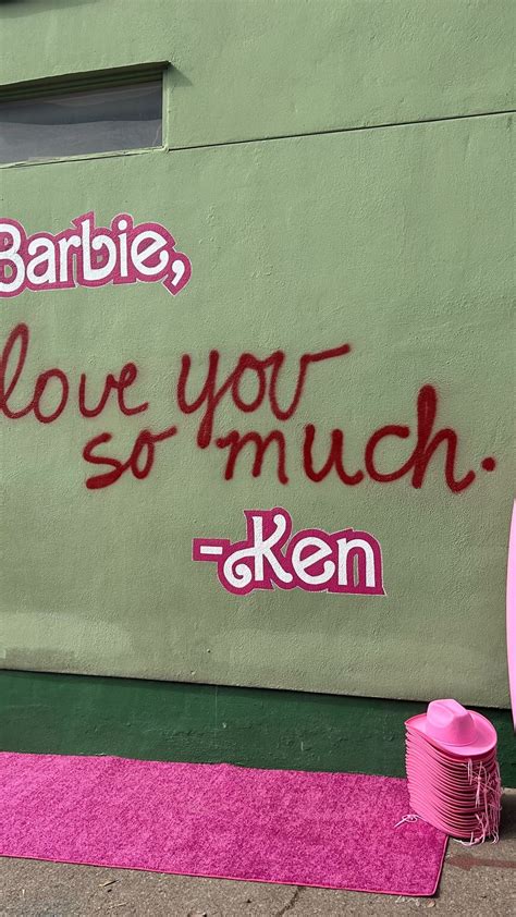 'I love you so much' mural vandalized by Ken ahead of 'Barbie' movie release