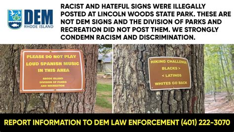 'It sickens us': Rhode Island officials investigate 'racist and hateful' signs designed to mimic official notices