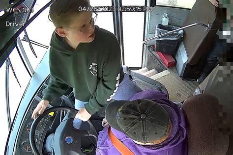 'Little hero:' Boy stops Michigan school bus with ill driver