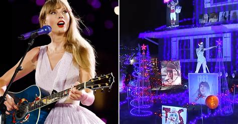 'Merry Swiftmas!' Illinois family goes viral with Taylor Swift-themed holiday lights