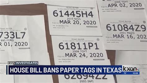 'Message is clear:' Texas one step closer to eliminating paper tags
