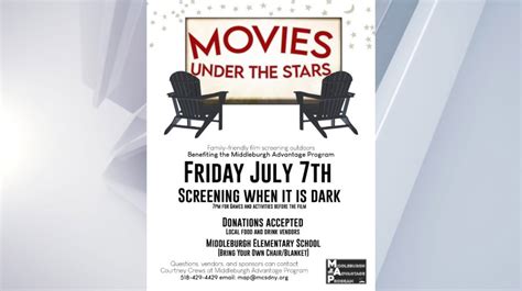 'Movies Under the Stars' event in Cobleskill