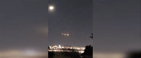 'Mysterious lights' seen hovering in night sky over Las Vegas valley