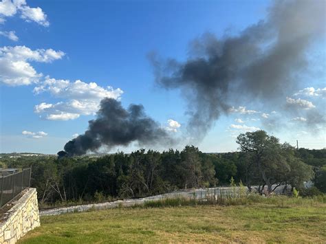 'Pile of tires and trash' burn Monday in southeast Travis County