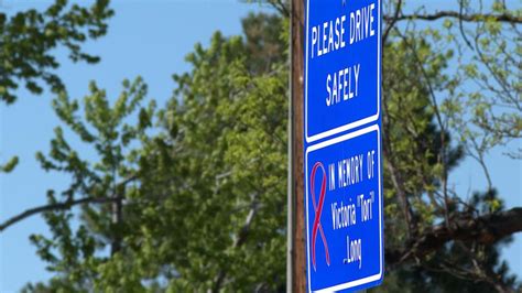 'Please drive safely' sign honors mother who died after motorcycle crash