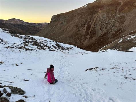 'Snow was deeper than I was tall': Woman treks up 14er with just her arms