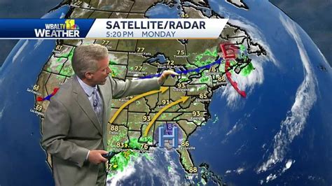'Soggy Tuesday' brings scattered showers, chance of thunderstorms