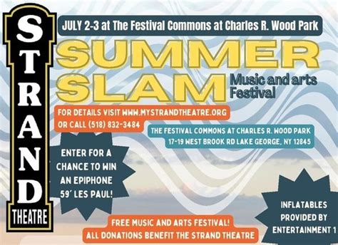 'Summer Slam' to rock out in Lake George