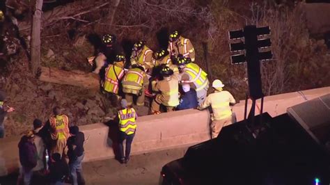 'This guy’s will to live is second to none.' Emergency responders detail miraculous rescue of trapped driver