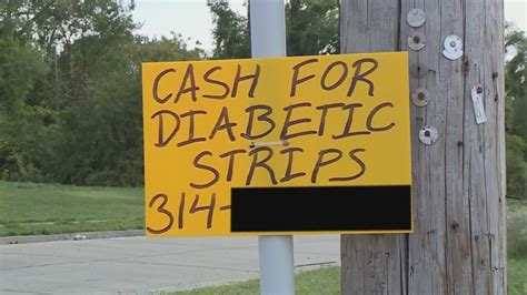 'Underground market' buying diabetic strips with cash