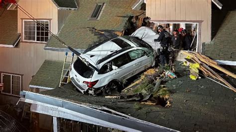 'Unreal': Car crashes into second story of California home