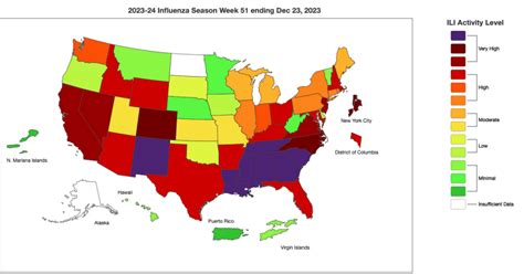 'Very high': Map shows just how many people are finishing 2023 feeling sick
