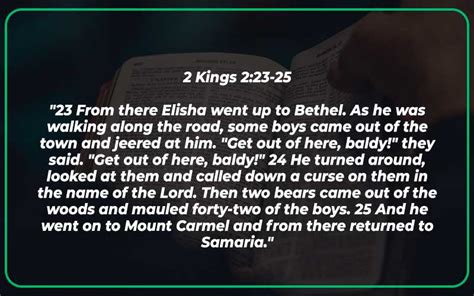 (2 Kings 2:23-25) Did God Kill Children as a Result of Elisha’s Curse?