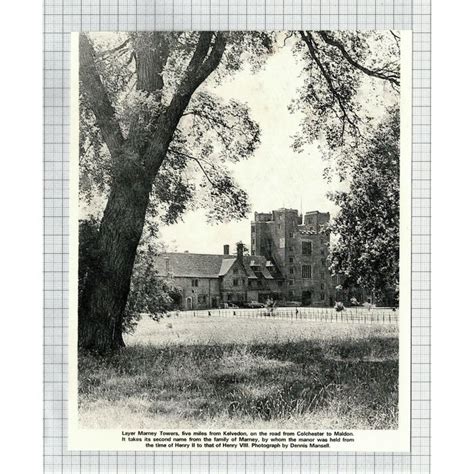 (2925) Layer Marney Towers Kelvedon Essex - 1971 Clip eBay