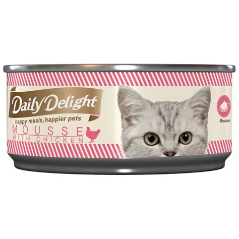 (80g) Daily Delight Mousse Cat Canned Food (Chicken)