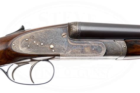 (C) C.S. ROSSON & CO 16 GAUGE SDE BY SIDE SHOTGUN.