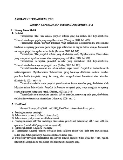 (DOC) ASUHAN KEPERAWATAN TBC Lutfi Ikbal