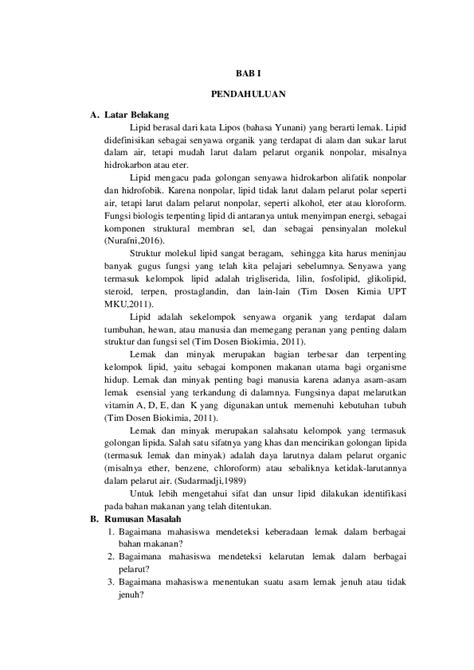 (DOC) LAPORAN BIOKIMIA LEMAK - Academia.edu - muktibox.com