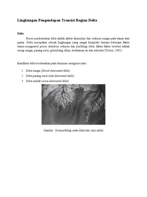 (DOC) Lingkungan Pengendapan Transisi Delta - wintechmobiles.com