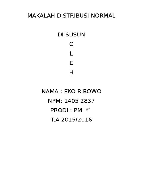 (DOC) MAKALAH DISTRIBUSI NORMAL - Academia.edu - wintechmobiles.com
