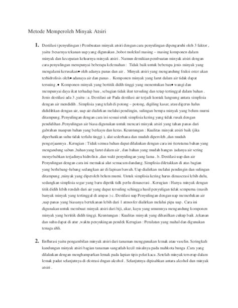 (DOC) Metode Memperoleh Minyak Atsiri - Academia.edu - wintechmobiles.com