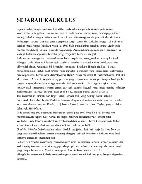 (DOC) Sejarah Kalkulus - Academia.edu - wintechmobiles.com