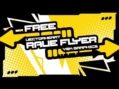 (FREE) Y2K / Vectorheart Rave Poster & Assets Pack - YouTube