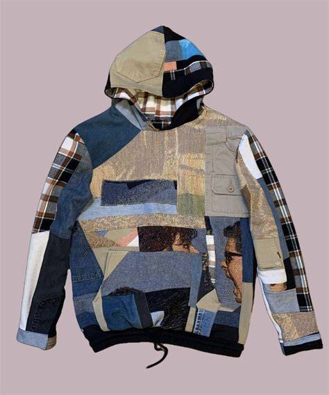 (Hoodie,Upcycled clothes,sustainable clothing,thrifting,fashionable ... - raincitystudios.com