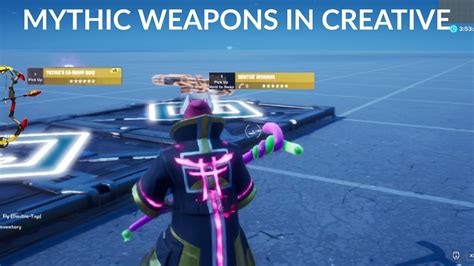 (New Method) How to get Mythic Weapons in Fortnite Creative