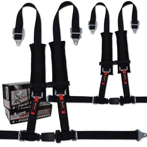 (Pair) 4 Point Harness - Latch and Link Style – Aces Racing - raincitystudios.com