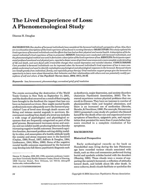 (PDF) "Phenomenological Study on Lived Experiences …