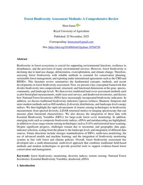(PDF) A Comprehensive Framework for Forest … - raincitystudios.com