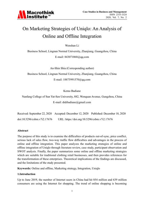 (PDF) A Comprehensive Analysis of Online and Offline