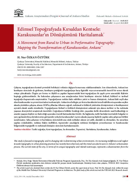 (PDF) A Movement from Rural to Urban in Performative. 