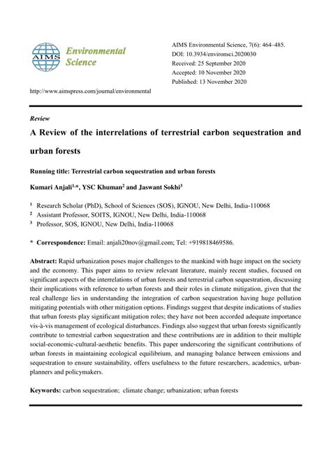 (PDF) A Review of the interrelations of terrestrial carbon ... - raincitystudios.com