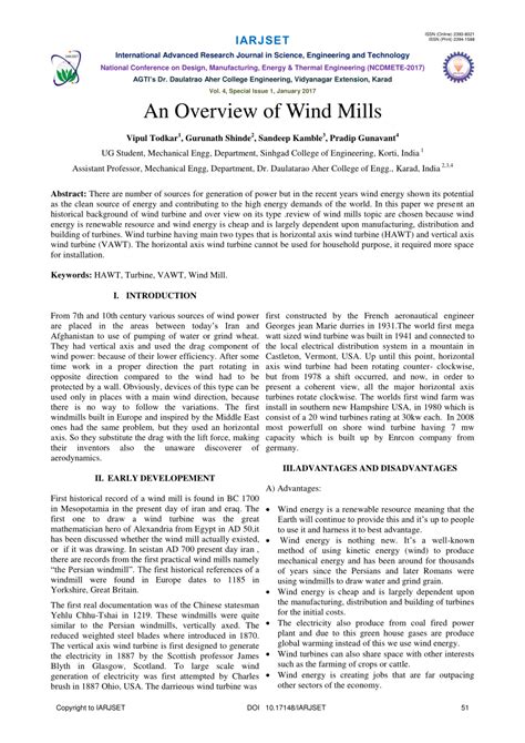 (PDF) An Overview of Wind Mills - ResearchGate - wintechmobiles.com