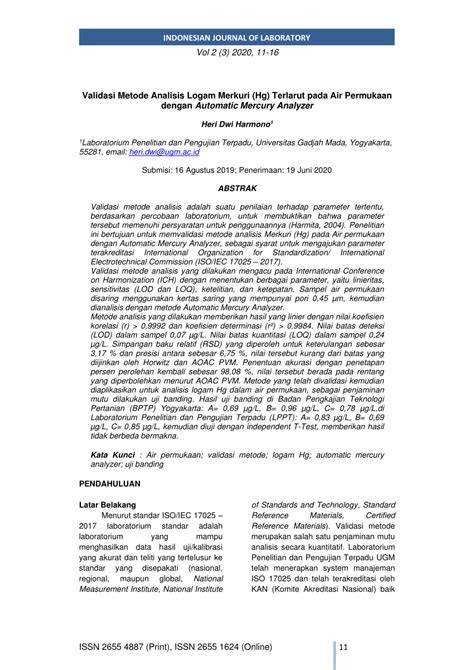 (PDF) Analisis logam merkuri pada perairan - raincitystudios.com