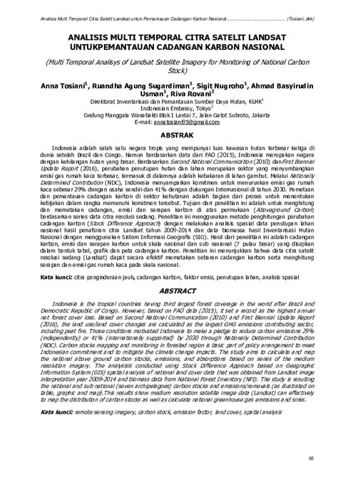 (PDF) Analisis Multi Temporal Citra Satelit Landsat Untukpemantauan ... - raincitystudios.com