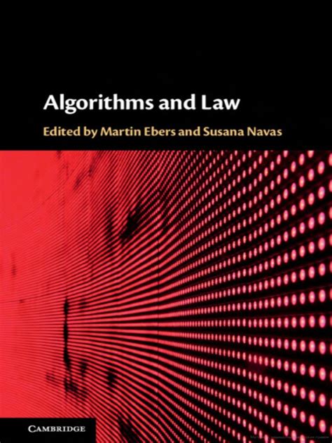 (PDF) Algorithms and Law Susana Navas