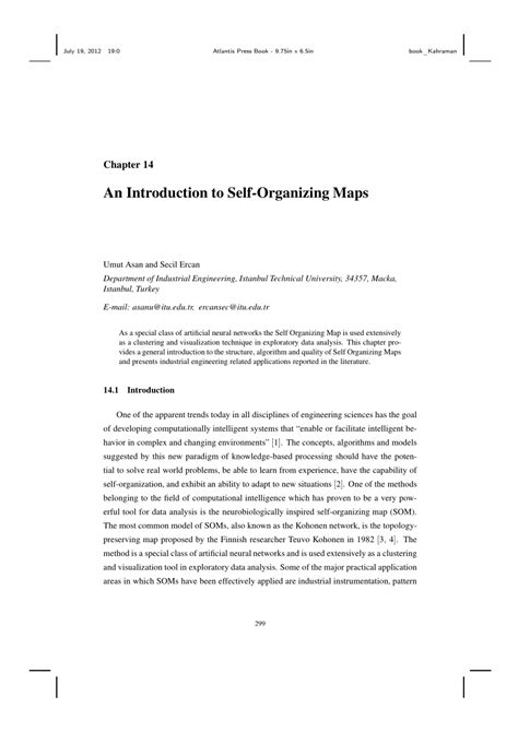 (PDF) An Introduction to Self-Organizing Maps - ResearchGate