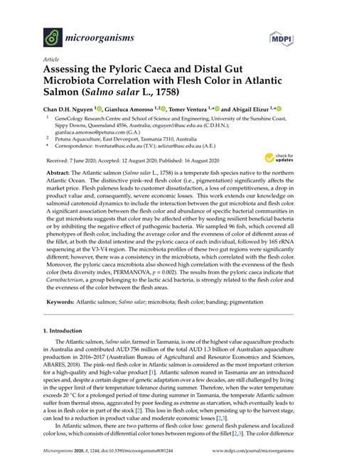 (PDF) Assessing the Pyloric Caeca and Distal Gut ... - ResearchGate