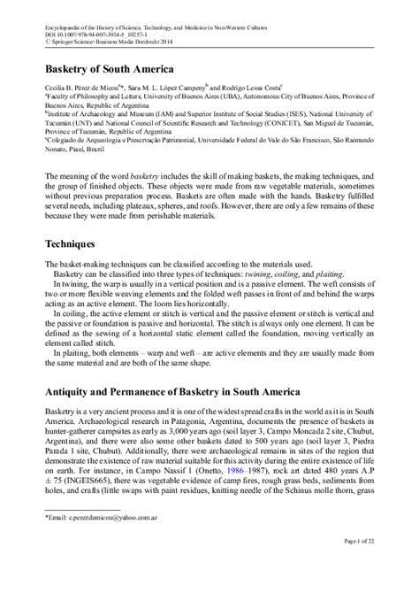 (PDF) Basketry of South America - Academia.edu - wintechmobiles.com