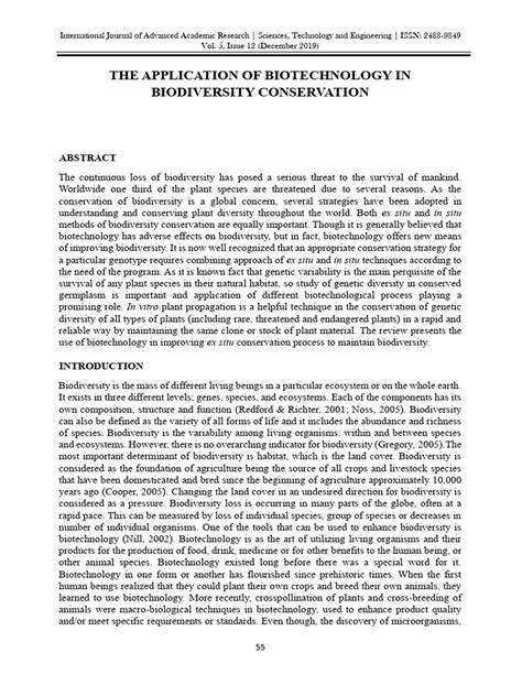 (PDF) Biotechnology for the Conservation and … - raincitystudios.com